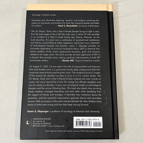 The 53 Rituals Grief and a Titan II Missile Disaster by Jason S Ulsperger HC - 第 2/8 張圖片