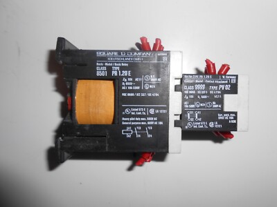 SQUARE D Class 8501 Type  PR1.20E + Class 9999 Type PV02 Hilfsschütz