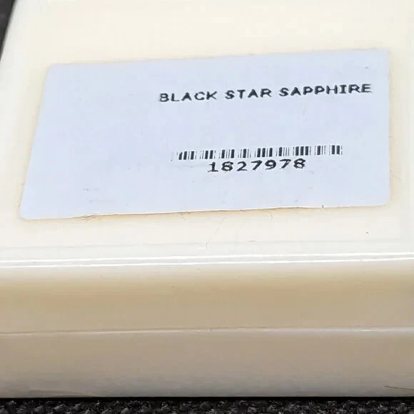 Set of 4 Black Star Sapphire loose gemstones vintage 20+ years old - Image 2 of 2