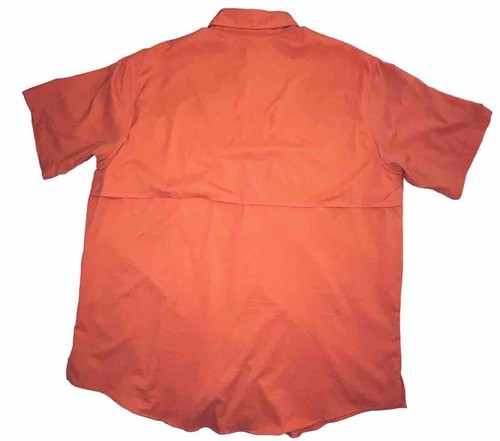 Men's Roundtree & Yorke XLT Short Sleeve Golf Cool Vent Back button shirt - Picture 3 of 9