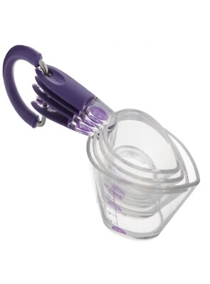 QUALITÄT WILTON 4-TEILIGES MESSBECHER-SET. Neu . Gratis Versand