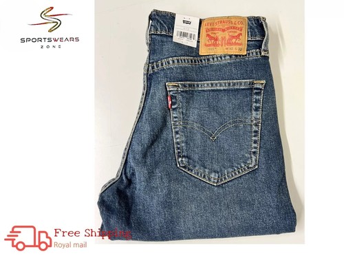 Levi 511 Men Jeans Slim Fit Dark Blue Trouser Navy Rock Cod Stretch Denim Jean - Picture 21 of 21