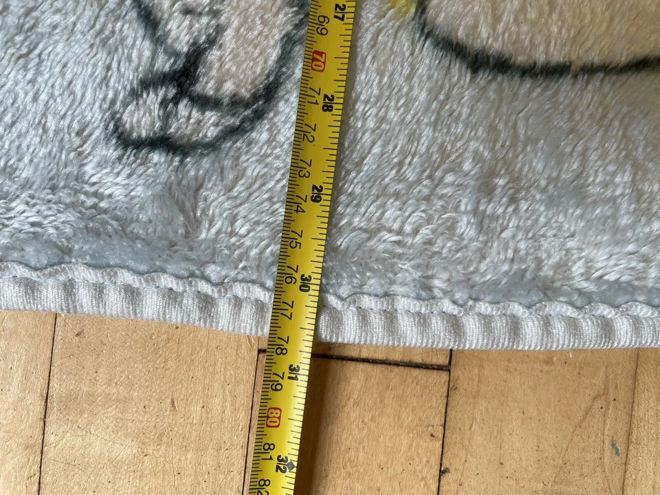 Manta de felpa vintage Baby Looney Tunes Sylvester Piolín 1999 42 X 30 azul Foto 3 de 4