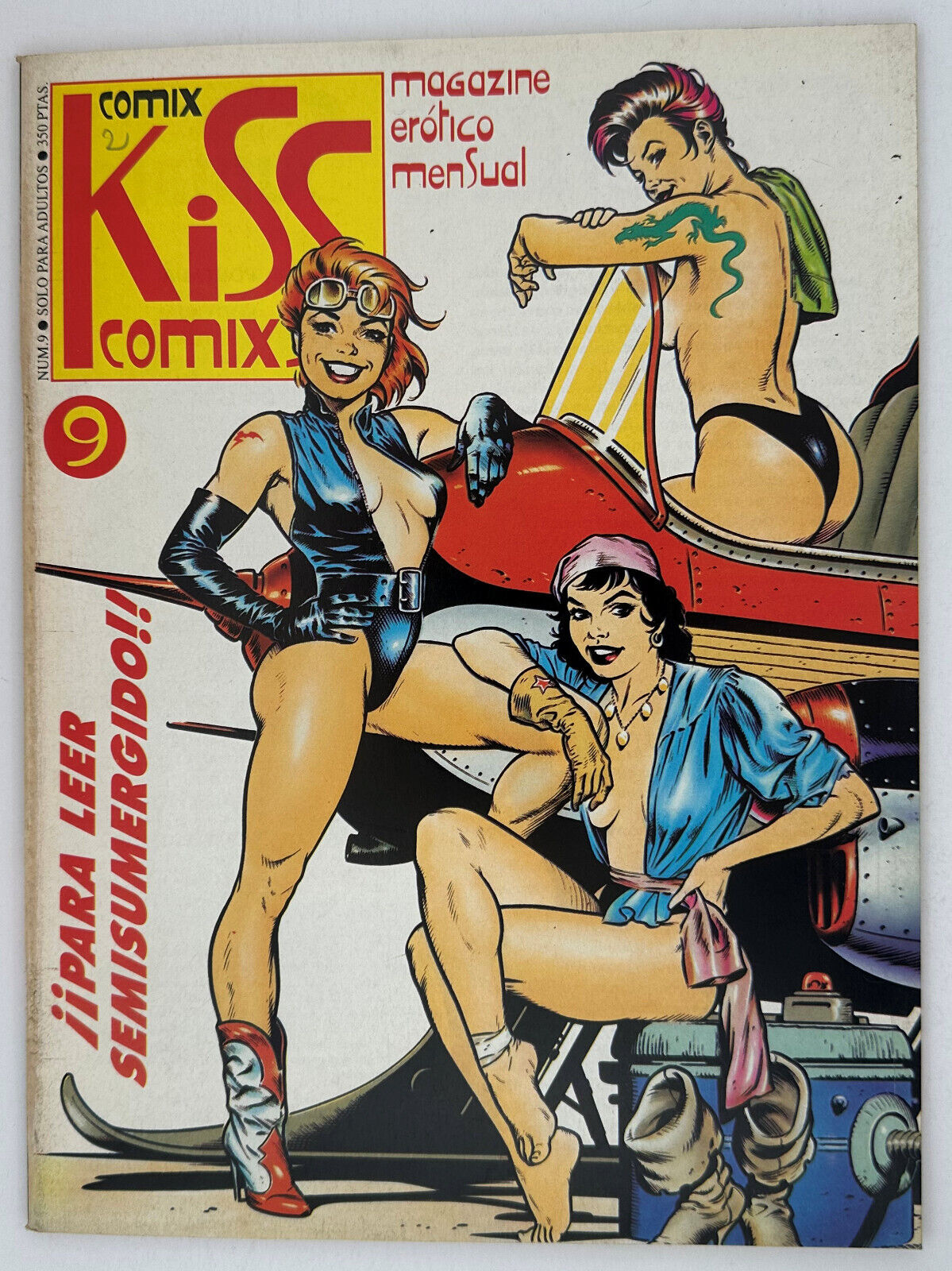 Kiss Comix 9 Ediciones La Cúpula 1992 Dave Stevens (Spain)