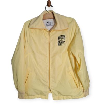 Vintage 70s/80s Yellow Collared Windbreaker Jacket Tourist