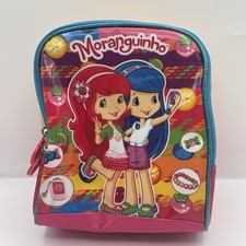 Moranguinho Strawberry Shortcake Girls Lunch Bag Pink Blue 2018