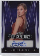 2025 Leaf Metal Pop Century Purple Kaleidoscope 2/4 Josie Canseco Auto i2s