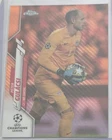 PETER GULACSI 2019-20 Topps Chrome UCL Orange Carbon Fiber Refractor #55