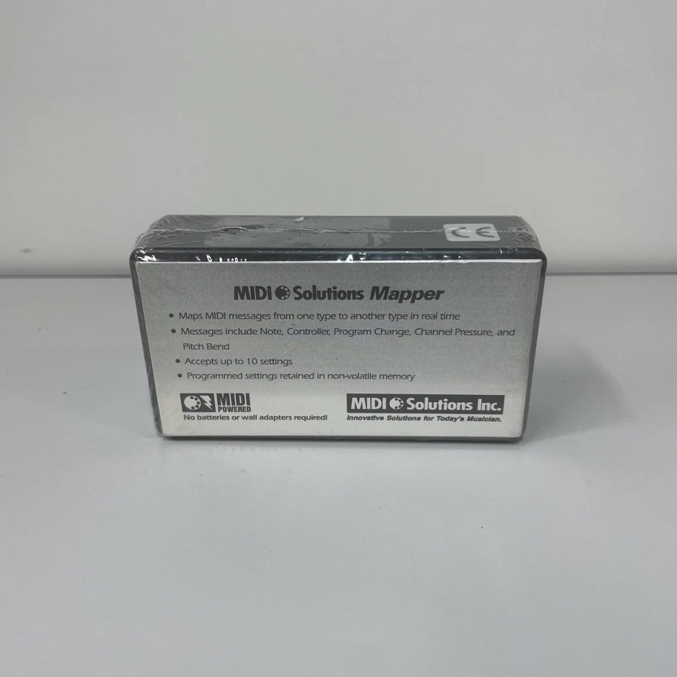 MIDI Solutions Mapper Real Time Midi Mapi New Sealed - Image 2 of 4