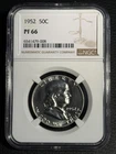 1952 US Proof Franklin Half 50c NGC PF66