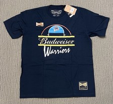 Mitchell & Ness Golden State Warriors Budweiser Courtside Men’s Blue Shirt L