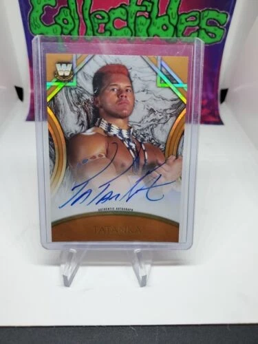 2018 Topps WWE Legends Tatanka Auto #40/99 WWE Autograph Hard Signed Tatonka - Image 2 of 4