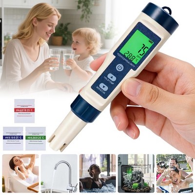 Digital PH und TDS EC Meter Wasserqualität Tester Trinkwasser Leitwertmessgerät