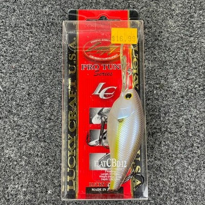 Lucky Craft Flat CB D-12 Pro Tune Series Crankbait 3  3/4oz - Chartreuse Shad
