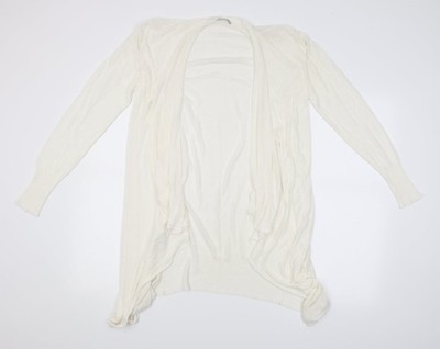 Suzy D Damen Strickjacke Pullover Elfenbein Größe M