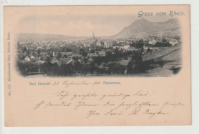 AK  Bad Honnef am Rhein ,  Gruss vom Rhein   1900 - Bild 1 von 2