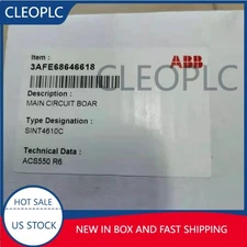 3AFE68646618 ABB SINT4610C Circuit Board Brand New in Box!SINT-4610C