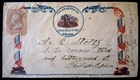 65 Civil War Patriotic - "The Free States Ever True to the Union" in Circle Arch