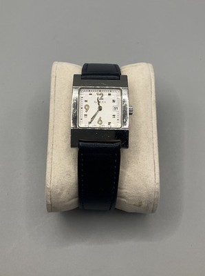 Gucci 7700 L / Uhr / Edelstahl / Swiss Made / Lederarmband