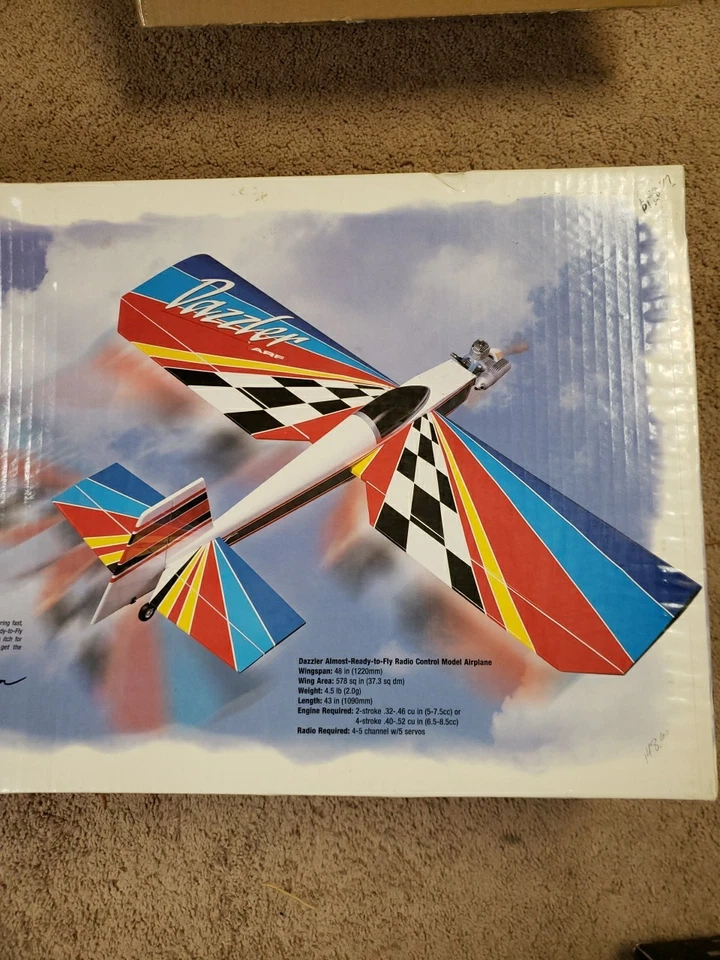 GREAT PLANES ARF - Dazzler 40 Size RC Plane  - 48" WS - O25 - Image 3 of 4