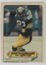 1983 Topps Stickers John Stallworth #27 HOF 0ps8