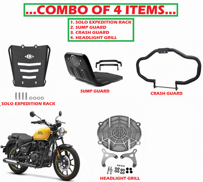 Combo Of 4 Items Fit for Royal Enfield METEOR 350