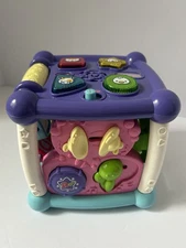 VTech Busy Learners Activity Cube, Purple, Tested, Lights /Music Work