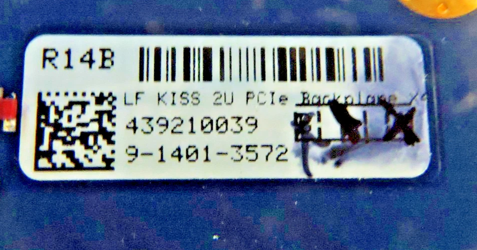 Nuovo Kontron 9-1401-3572 Industriale Server Backplane Lf Kiss 2U Pcie X4 - Immagine 2 di 4