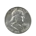 1961 Franklin 50c Half Dollar Bu-Unc. 90% Silver Coin # 75
