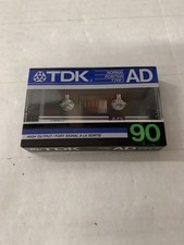 TDK AD90 1985 NORMAL POSITION TYPE I BLANK CASSETTE TAPE HIGH OUTPUT  SEALED 