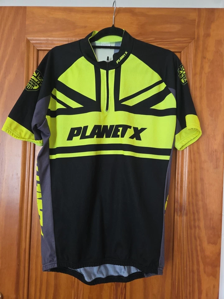 Planetx Cycling Jersey Shirt  Size Adults Bike Wear Size XXL Yellow & Black - Image 3 of 4