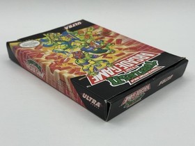 Teenage Mutant Ninja Turtles II Arcade Game Nintendo NES 1990 Tested CIB CLEAN