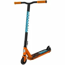 Mongoose Rise 100 Youth and Adult Freestyle Kick Scooter Orange/Blue