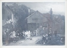 PAYNE (*1812) nach WILKIE (*1785), Das l&auml;ndliche Fest, Sst. Romantik Berufsleben
