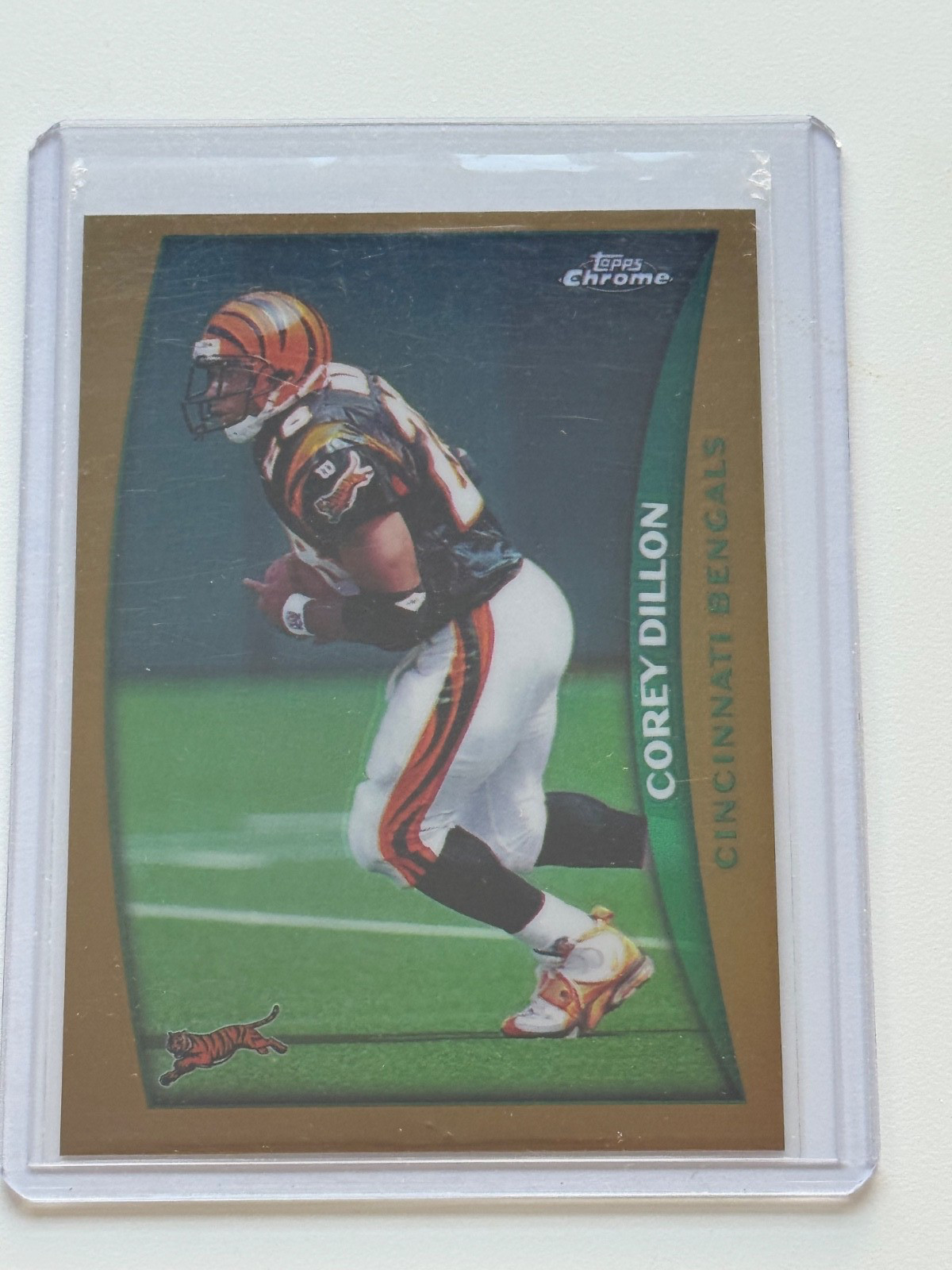 1998 Topps Chrome Corey Dillon #159 Refractor Cincinnati Bengals