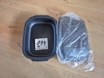 Tupperware Ultra Pro mit Deckel  3,3 L Liter Kasserolle Eckig Bräter Lasagne H33