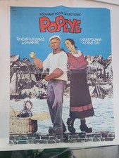Vintage Popeye Robin Williams 16x21.5 Inch Music Book Poster Promo Ad