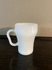 Vintage Fire King Soda Cup Mug Anchor Hocking White Milk Glass