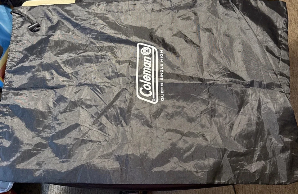 Coleman Queen bolsa individual con cordón alto colchón inflable BOLSO Foto 4 de 4