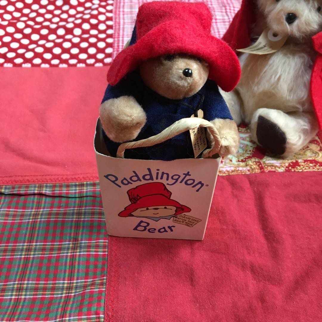 retro plush paddington bear plush mascot #c959e4