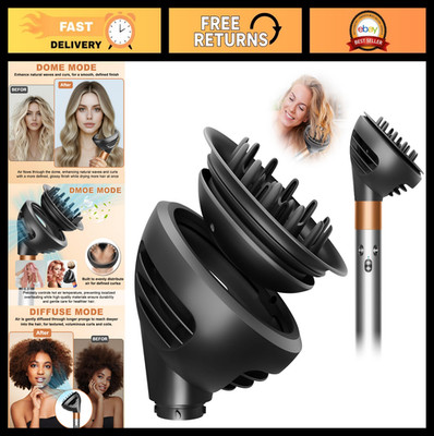Wave Curl Diffuser Attachment for Airwrap Styler - Upgraded Hair Nozzle for Wave