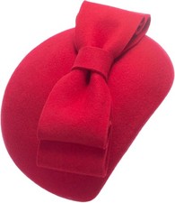 Lawliet Teardrop Womens 1940s Vintage Look Wool Felt Fascinator Pillbox Hat A62