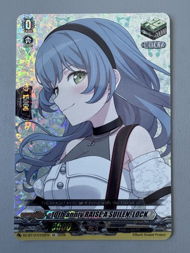 CARDFIGHT VANGUARD 10TH ANNIV RAISE A SUILEN LOCK DZ-BT12/EX32EN EX