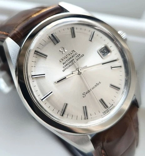 OMEGA SEAMASTER CHRONOMETER AUTOMATIC CAL564 DATE SILVER DIAL MEN'S WATCH