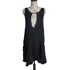 Free People Smooth Sailing Mini Dress, Black, Size Medium