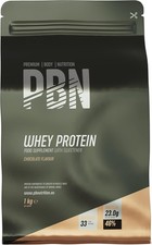 Premium Body Nutrition Whey Protein Powder Chocolate 1kg Pouch - 33 Servings 25.88 per kilo