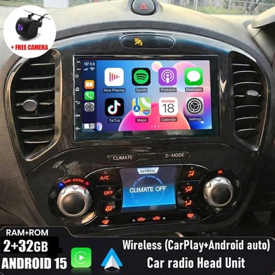 For Nissan Juke 2010 2011 2012-2014 Android13 CarPlay Car Stereo Radio GPS Navi