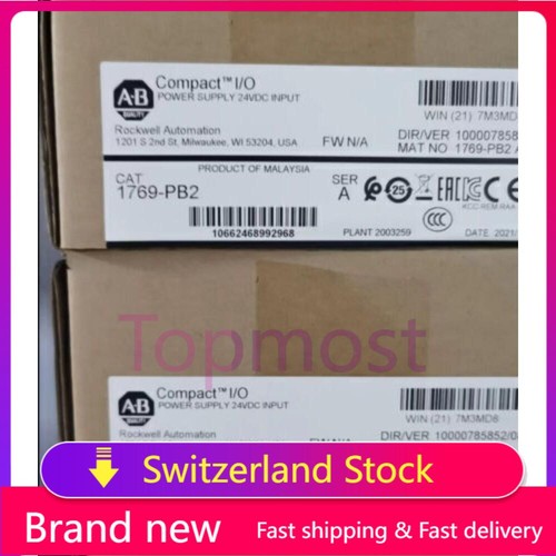 New Sealed AB 1769-PB2 CompactLogix DC 2A/0.8A Power Supply US Free Tax