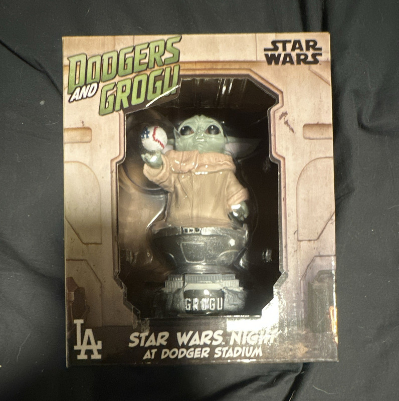 Star Wars Night at Dodger Stadium Dodgers Grogu Figurine Sci-Fi Horror