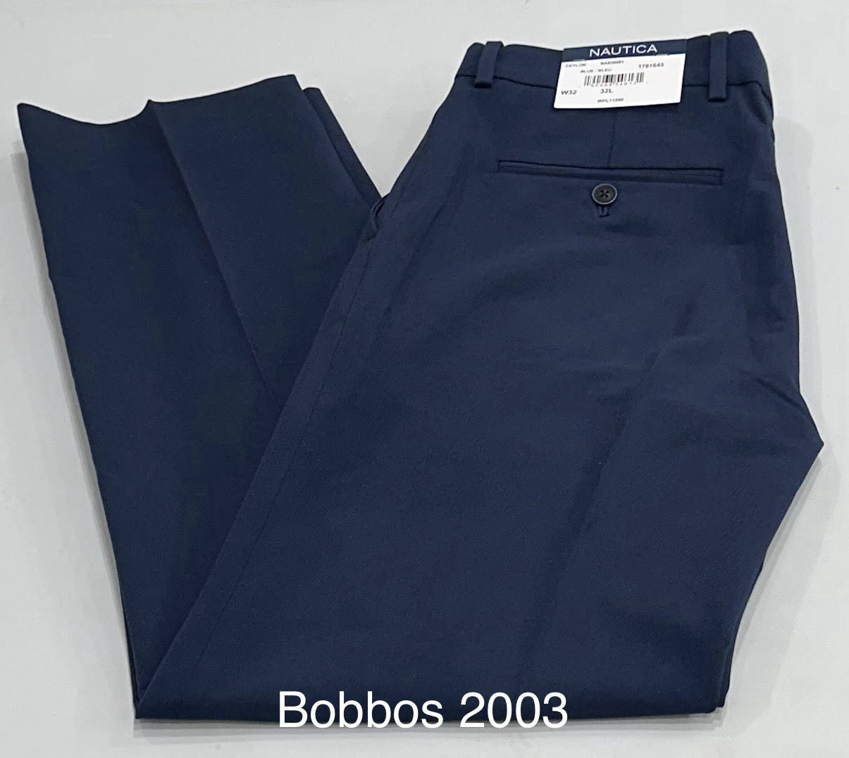 Nautica Men's Modern Fit Active Stretch Suit Pants, Blue, Size 32X32